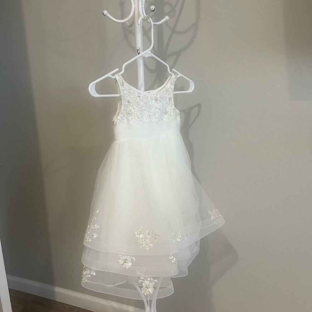 Alfred Angelo Ivory Floral Kids Dress Disney